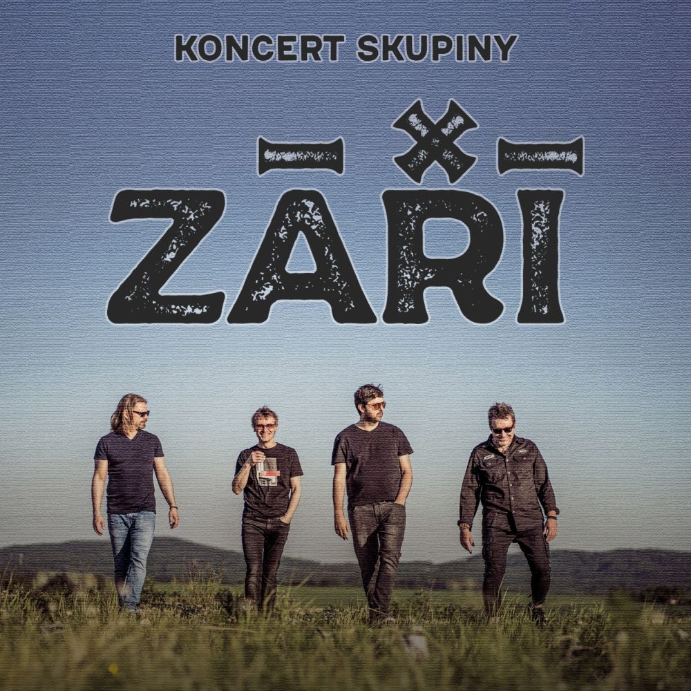 Zveme vás na koncert skupiny ZÁŘÍ 29.8. od 20.00 na Velkém Náměstí v Kroměříži. 
#dumkulturykromeriz #skupinazari #relaxacnizona #relaxacnizona2019